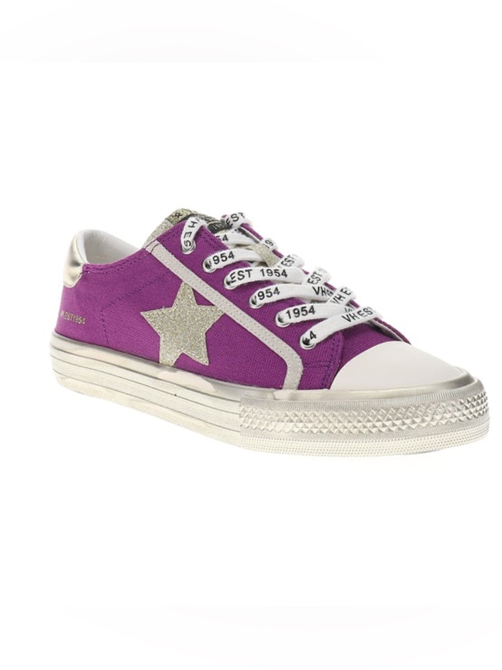 Purple glitter shoes by vintage Havana